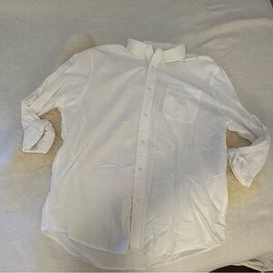 Men’s Big and Tall Chaps Classic White Oxford Men's Shirt